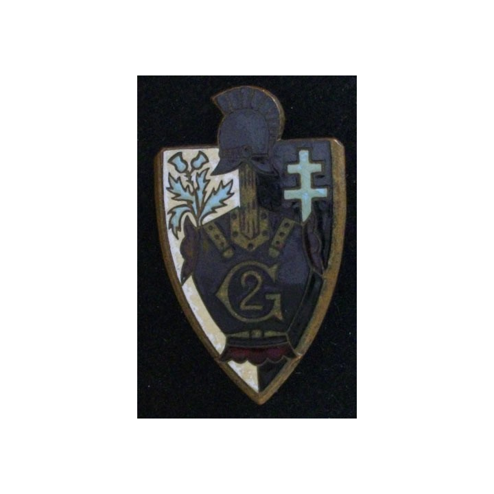 2° régiment du génie de fabrication Drago Paris H. 330 en émail