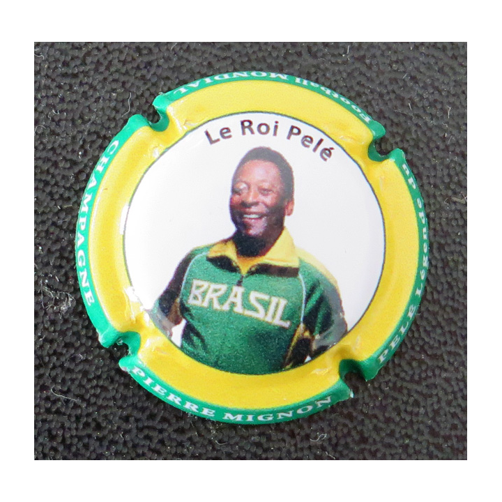 Capsule Muselet de bouteille de champagne MIGNON Pierre n° 256 Le Roi Pelé