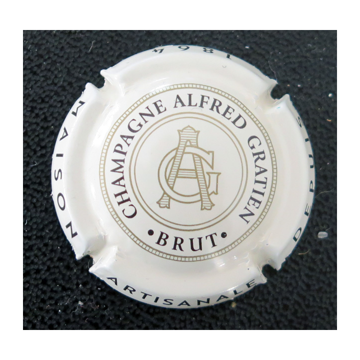 Capsule Muselet de bouteille de Val de Loire GRATIEN Afred n° 19b saumon brut rosé