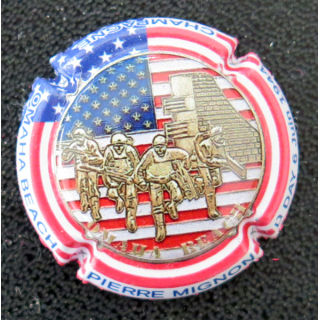 Capsule Muselet de bouteille de champagne MIGNON Pierre n° 295f D DAY 6 juin 1944