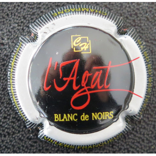 Capsule Muselet de bouteille de champagne SIX COTEAUX CHARLES HESTON n° 65 L'Agat Blanc de Noirs