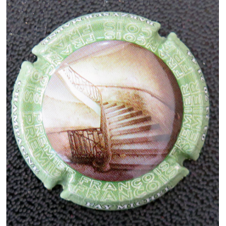 Capsule Muselet de bouteille de champagne FAŸ Michel n° 60a Contour vert