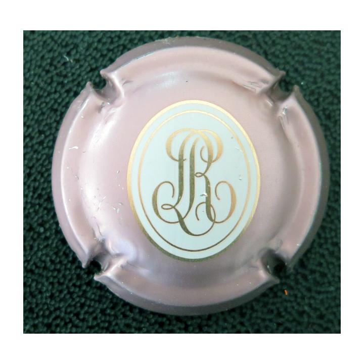 Capsule Muselet de bouteille de champagne ROEDERER Louis n° 115b rosé violacé