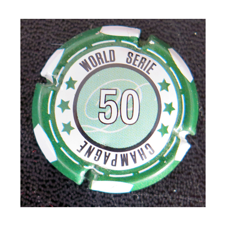 Capsule Muselet de bouteille de champagne GENERIQUE n° 824i jetons casino 50 Ca-1