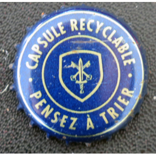 Capsule de bouteille de bière CAPSULE RECYCLABLE