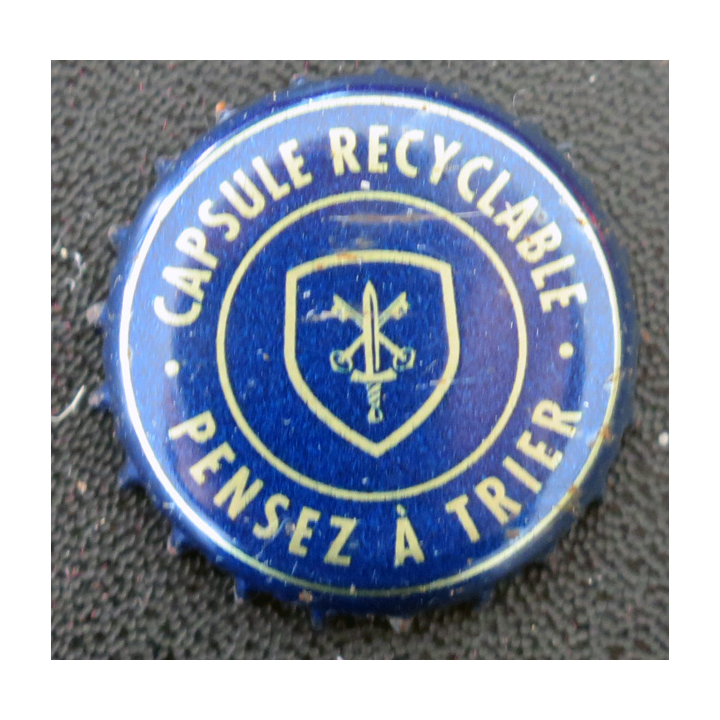 Capsule de bouteille de bière CAPSULE RECYCLABLE