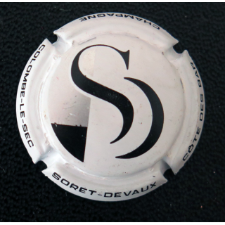 Capsule Muselet de bouteille de champagne FAŸ Michel n° 61a Camille Claudel contour crème