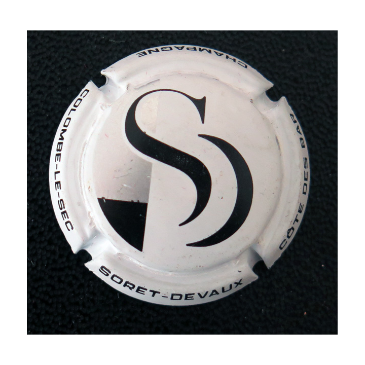 Capsule Muselet de bouteille de champagne FAŸ Michel n° 61a Camille Claudel contour crème