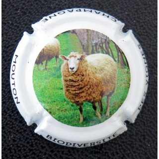 Capsule Muselet de bouteille de champagne GENERIQUE n° 1318c Biodiversité mouton