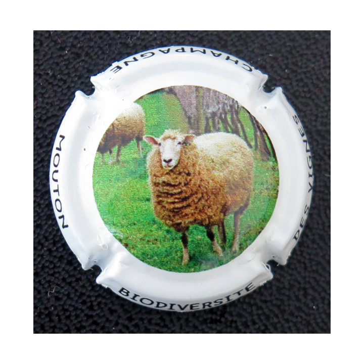 Capsule Muselet de bouteille de champagne GENERIQUE n° 1318c Biodiversité mouton