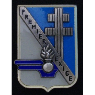 insigne métallique du 1° régiment du matériel Delsart G. 3294 1° RMAT