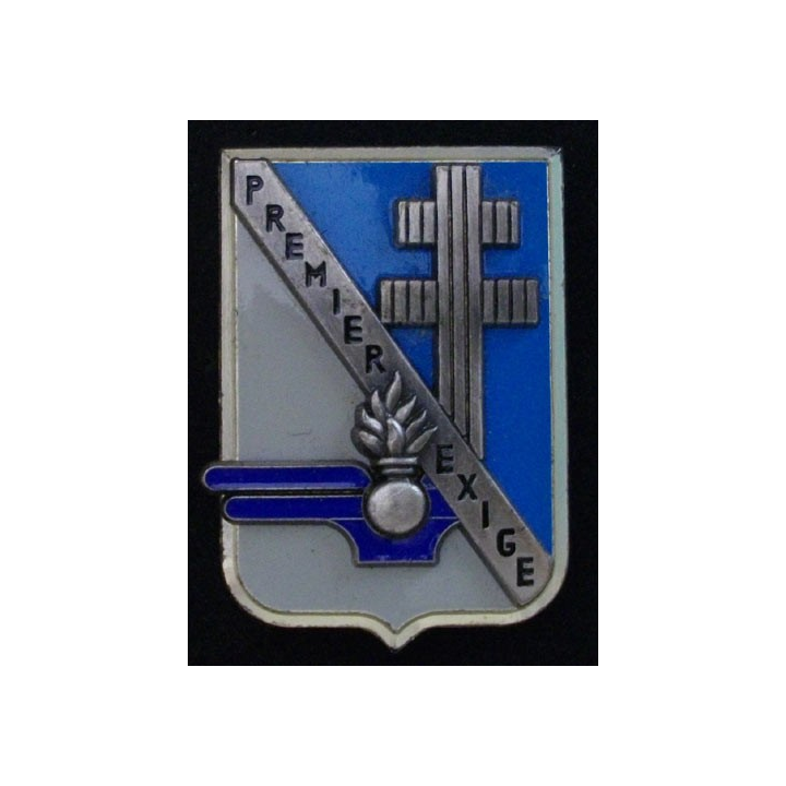 insigne métallique du 1° régiment du matériel Delsart G. 3294 1° RMAT