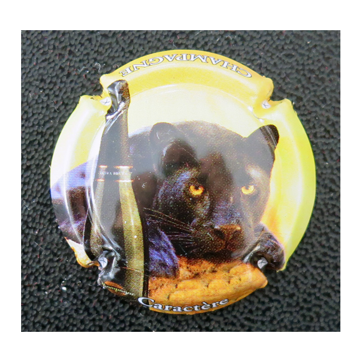 Capsule Muselet de bouteille de champagne GENERIQUE n° 1348e Caractère Panthère