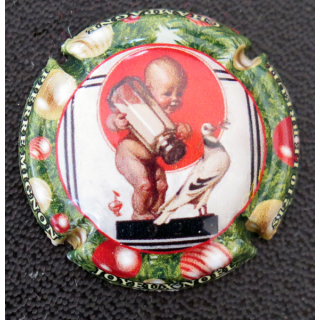 Capsule Muselet de bouteille de champagne MIGNON Pierre n° A16h Joyeux Noël