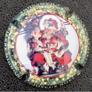 Capsule Muselet de bouteille de champagne MIGNON Pierre n° A16 Joyeux Noël