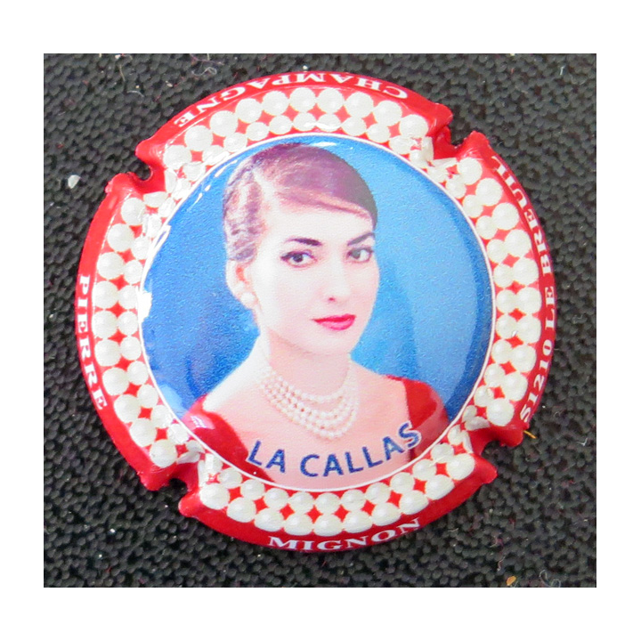 Capsule Muselet de bouteille de champagne MIGNON Pierre n° 254 La Callas