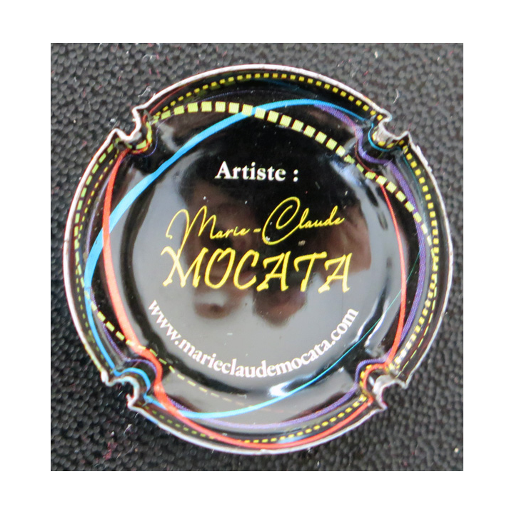 Capsule Muselet de bouteille de FINES BULLES Voyage de Marie-Claude Mocata