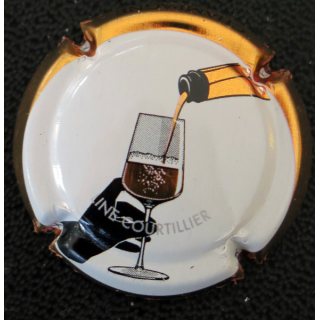 Capsule Muselet de bouteille de champagne GENERIQUE n° 1189 personnalisé COURTILLIER Line