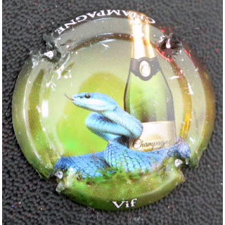 Capsule Muselet de bouteille de champagne GENERIQUE n° 1348b Serpent