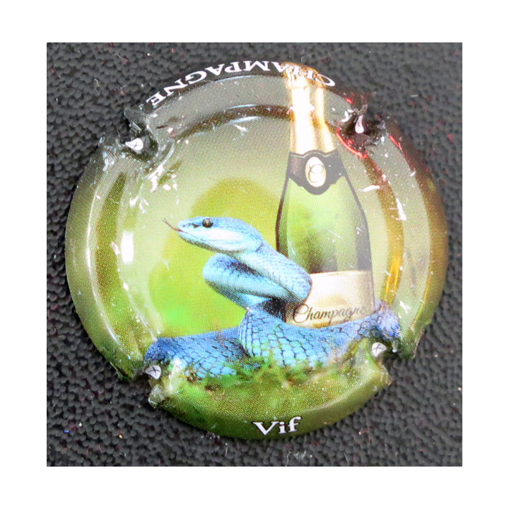 Capsule Muselet de bouteille de champagne GENERIQUE n° 1348b Serpent