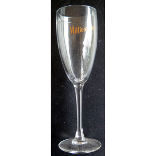 Coupe de champagne avec inscription "Millionnaire" hauteur 18 cm