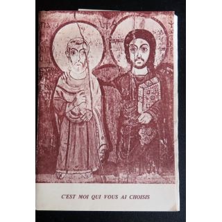 IMAGE PIEUSE : carnet de 6 images et prières doubles C'est moi qui vous ai choisis