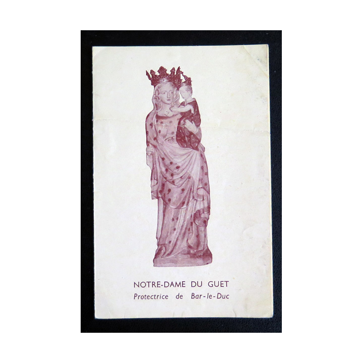 IMAGE PIEUSE : Prière à Notre Dame du Guet 7,5 x 11,5 cm 4 feuillets