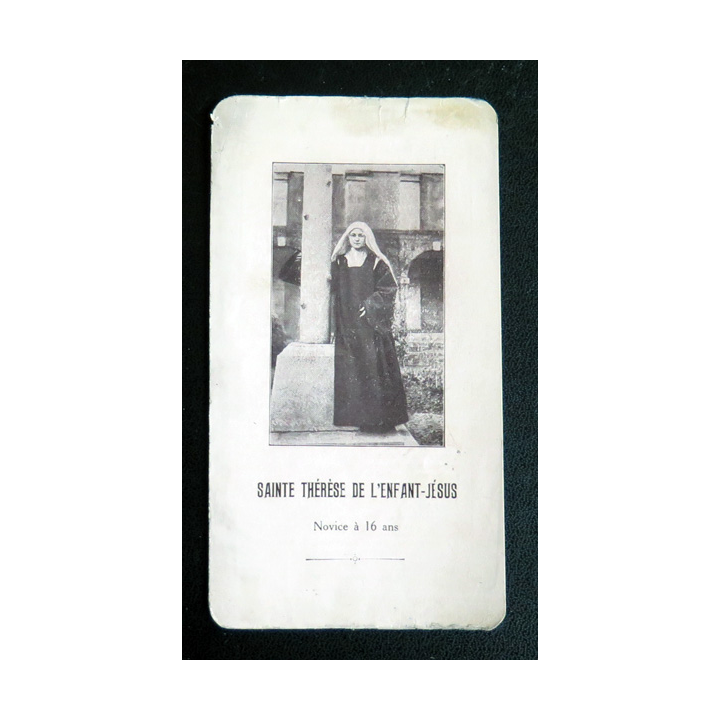 IMAGE PIEUSE : Prière à Sainte Thérèse de l'Enfant Jésus 6,6 x 12,2 cm