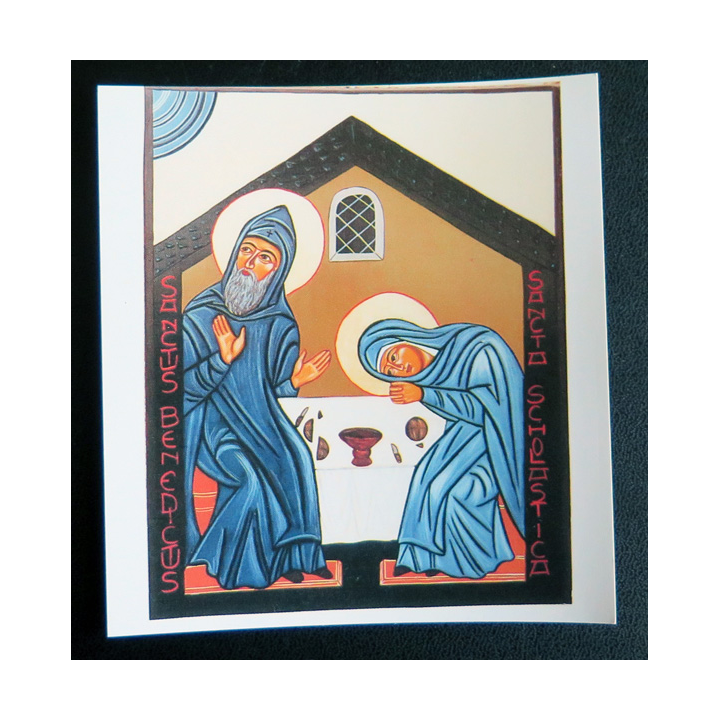 IMAGE PIEUSE : image des Bénédictines-sur-Grosne 9,5 x 10,5 cm