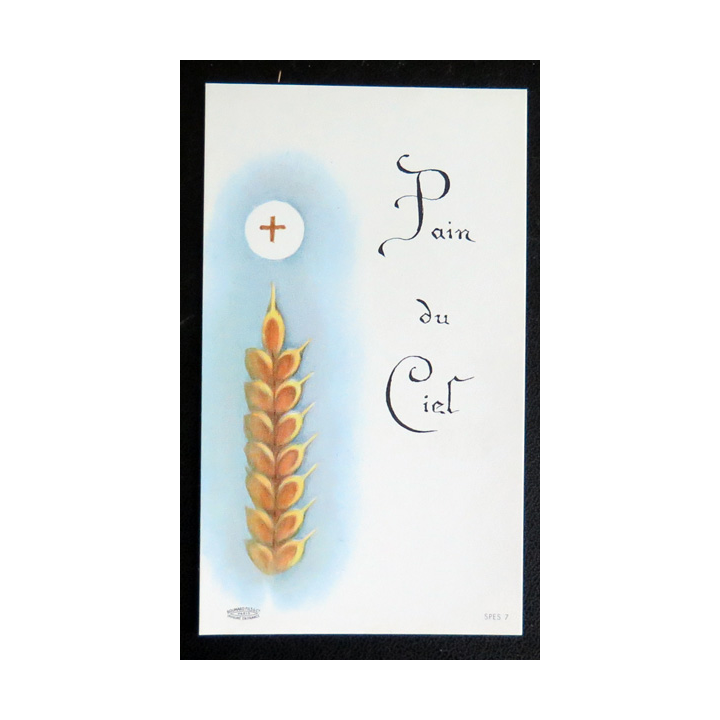 IMAGE PIEUSE : Image de première communion 7 x 11,5 cm