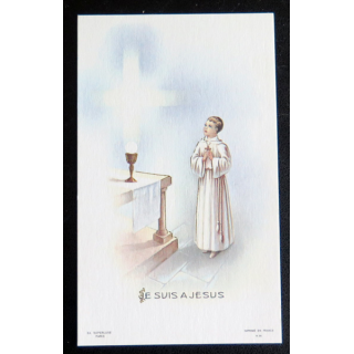 IMAGE PIEUSE : Image de première communion 7 x 11,5 cm