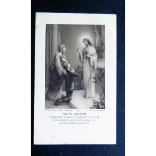 IMAGE PIEUSE : Prière à Saint Joseph 7 x 11 cm