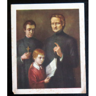 IMAGE PIEUSE : Prière pour obtenir la Béatification du vénérable Jean-Marie Robert de la Mennais 7 x 8,5 cm