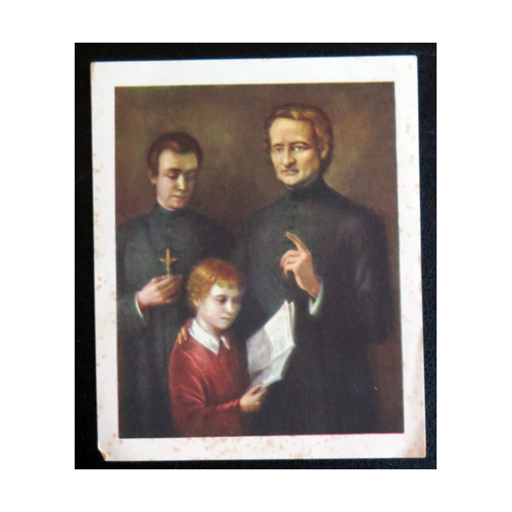 IMAGE PIEUSE : Prière pour obtenir la Béatification du vénérable Jean-Marie Robert de la Mennais 7 x 8,5 cm