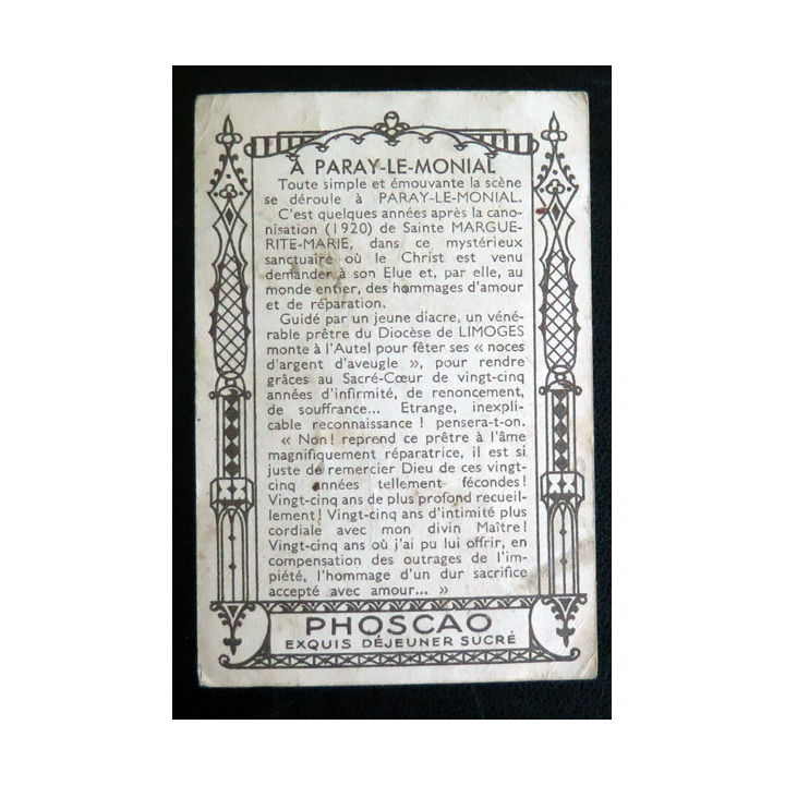 IMAGE PIEUSE : À Paray le Monial 6 x 9 cm