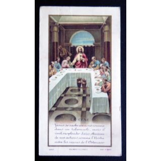 IMAGE PIEUSE : La Cène 6 x 11 cm