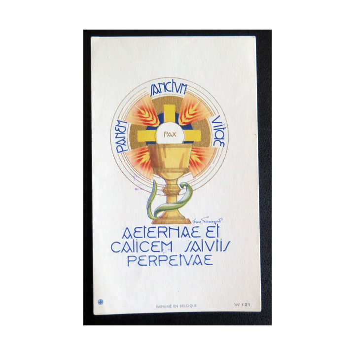 IMAGE PIEUSE : Ordination de Jean Bénéat prêtre missionnaire 6,5 x 11 cm