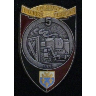 5°RG : 5°RÉGIMENT DU GÉNIE (DELSART 212) SANS ATTACHE