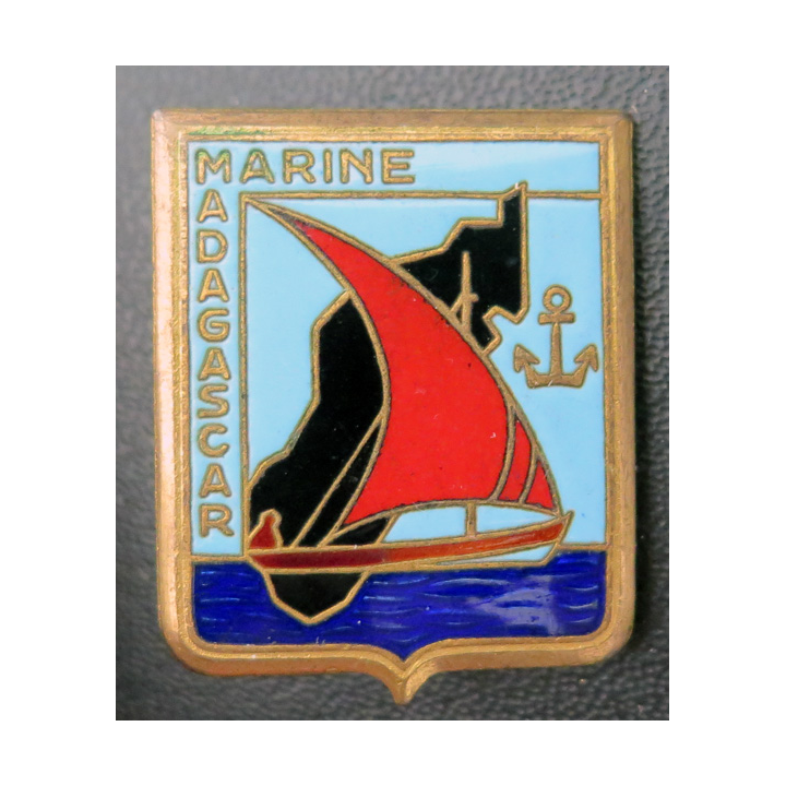MARINE MADAGASCAR de fabrication Drago en émail