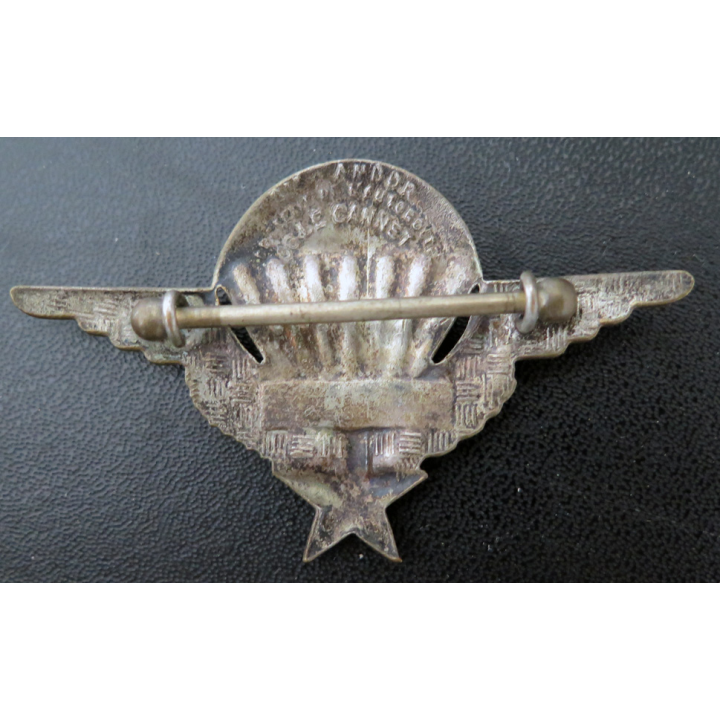 Brevet parachutiste de fabrication ANDOR