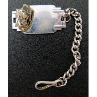 2° RG : Bracelet du 2° régiment du génie sur plaque chromée