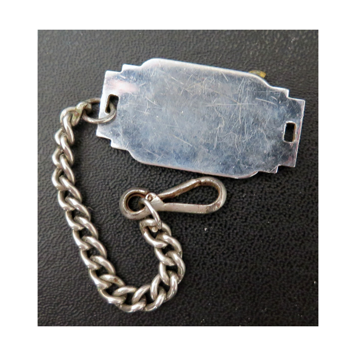 2° RG : Bracelet du 2° régiment du génie sur plaque chromée