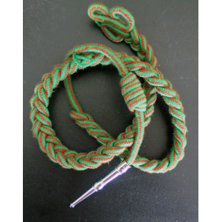 Fourragère de la croix de guerre 1914 - 18 aiguillette argentée