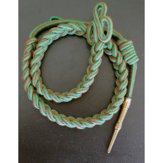 Fourragère de la croix de guerre 1914 - 18 aiguillette dorée