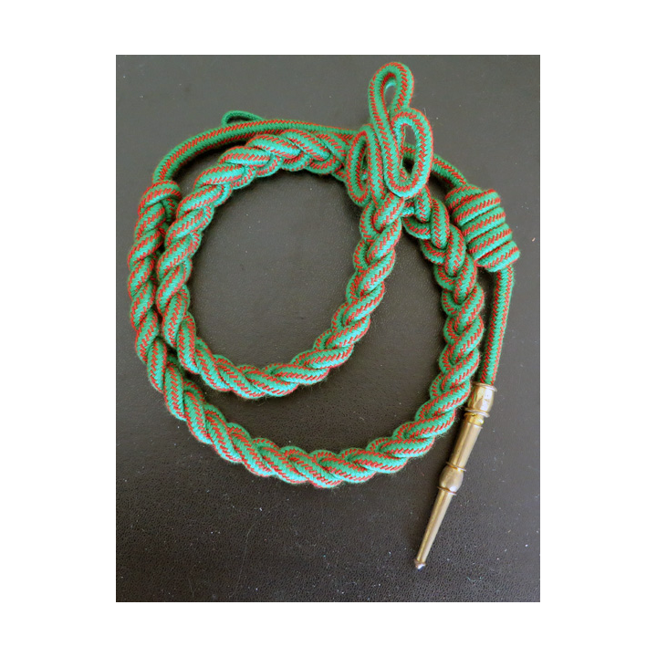Fourragère de la croix de guerre 1914 - 18 aiguillette dorée