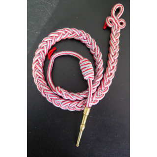 Fourragère de la croix de guerre des Théâtres d'opérations extérieurs TOE aiguillette dorée