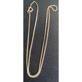 Chainette en métal doré (plaqué or ?) longueur 45 cm