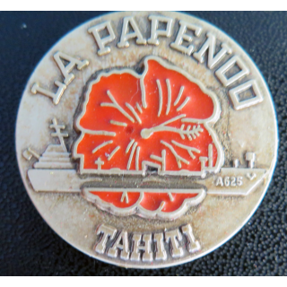 LA PAPENOO : rondache argentée de la Papenoo Tahiti FIA