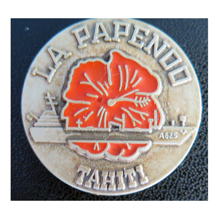 LA PAPENOO : rondache argentée de la Papenoo Tahiti FIA