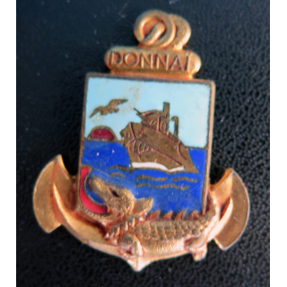 DONNAI : Insigne du remorqueur Donnai AUGIS émail sans attache